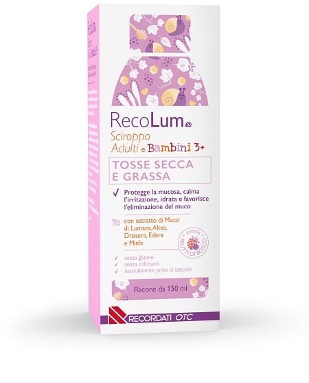 RECOLUM SCIROPPO TOSSE ADULTI-BAMBINI 150 ML - farmacia187.it