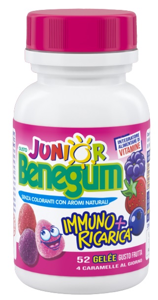 BENEGUM J IMMUNO + RICARICA FRUTTI ROSSI 156 G - farmacia187.it