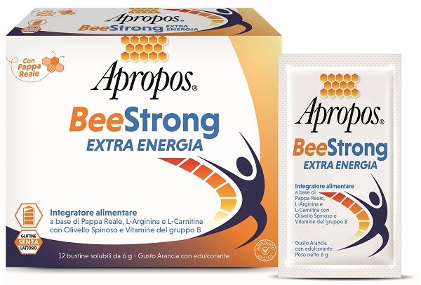 APROPOS BEESTRONG EXTRA ENERGIA 12 BUSTINE - farmacia187.it