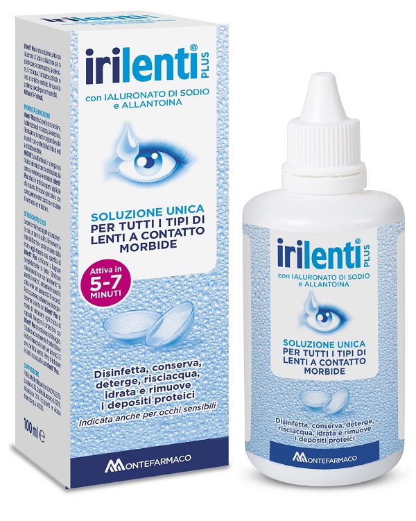 SOLUZIONE UNICA PER LENTI A CONTATTO IRILENTI 100 ML - farmacia187.it