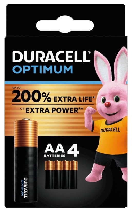 DURACELL OPTIMUM AA B4 16 PEZZI - farmacia187.it