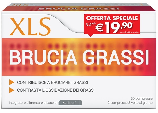 XLS BRUCIA GRASSI 60 COMPRESSE TAGLIO PREZZO - farmacia187.it