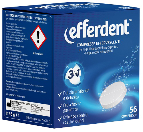 EFFERDENT 56 COMPRESSE EFFERVESCENTI - farmacia187.it