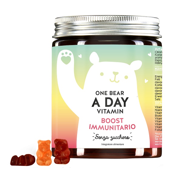 BEARS WITH BENEFITS ONE BEAR A DAY VITAMIN IMMUN BOOST MIT VITAMIN C & D 45 CARAMELLE GOMMOSE - farmacia187.it