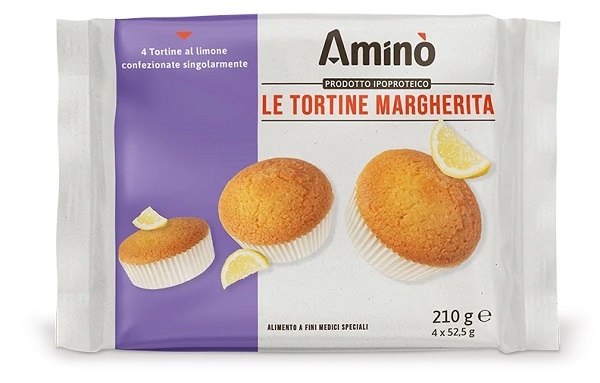 AMINO' LE TORTINE MARGHERITA 4 PEZZI X 52,5G - farmacia187.it