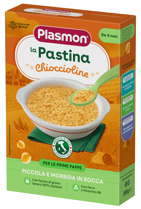 PLASMON PASTA CHIOCCIOLINE 300 G - farmacia187.it