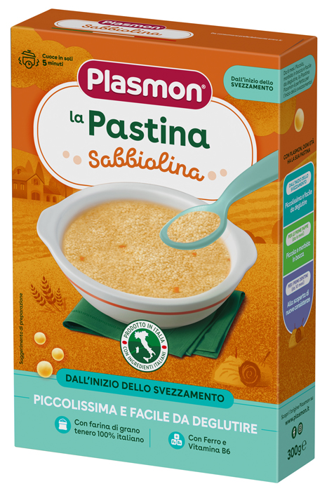 PLASMON PASTA SABBIOLINA 300 G - farmacia187.it