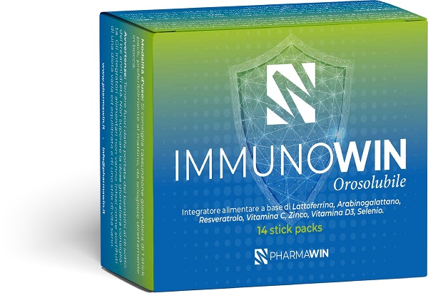 IMMUNOWIN 14 STICK PACKS DA 1,5 G SENZA GLUTINE SENZA LATTOSIO - farmacia187.it