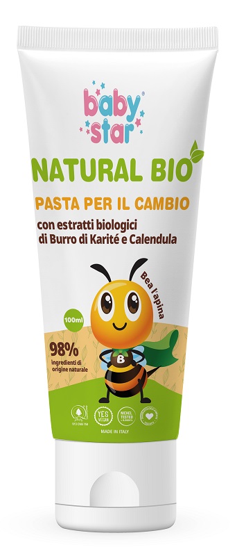 BABYSTAR PASTA CAMBIO PROTETTIVA NATURAL BIO 100 ML - farmacia187.it