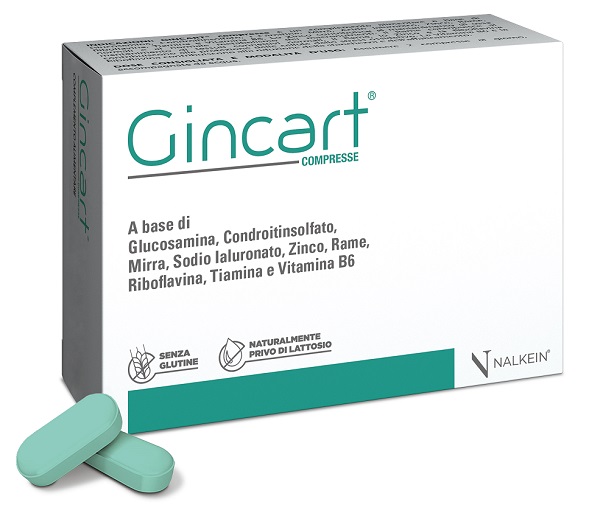 GINCART 30 COMPRESSE RIVESTITE DA 1,25 G SENZA GLUTINE NATURALMENTE PRIVO DI LATTOSIO - farmacia187.it
