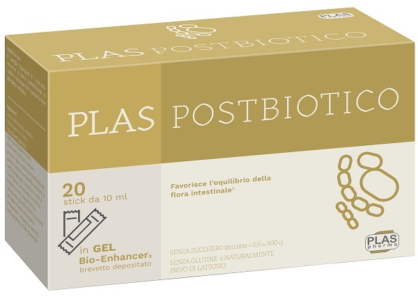 PLAS POSTBIOTICO 20 STICK PACK - farmacia187.it