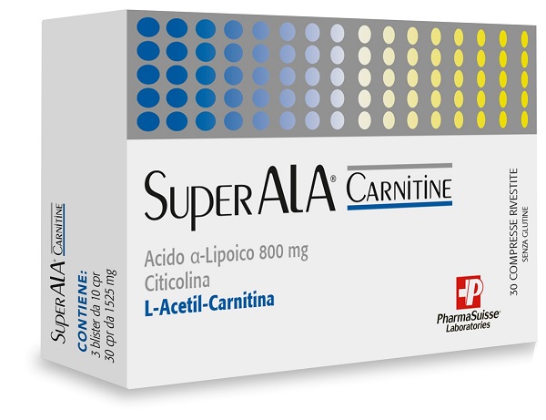 SUPERALA CARNITINE 30 COMPRESSE - farmacia187.it