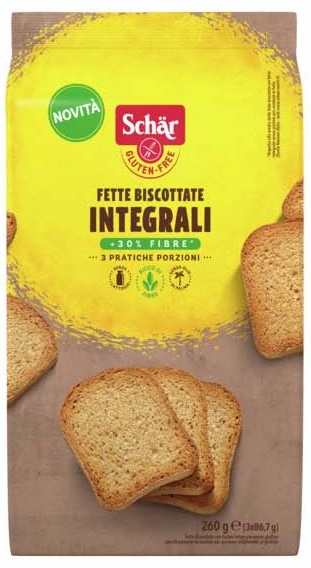 SCHAR FETTE BISCOTTATE INTEGRALI 260 G - farmacia187.it