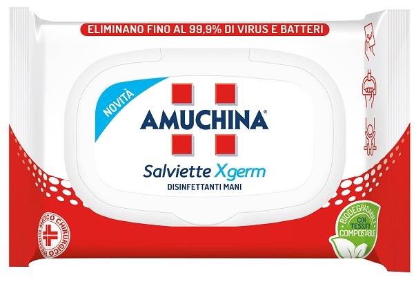 AMUCHINA XGERM SALVIETTINE MANI 20 PEZZI - farmacia187.it