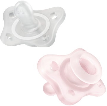 CHICCO GOMMOTTO MINI ROSA 0-2M 2 PEZZI - farmacia187.it