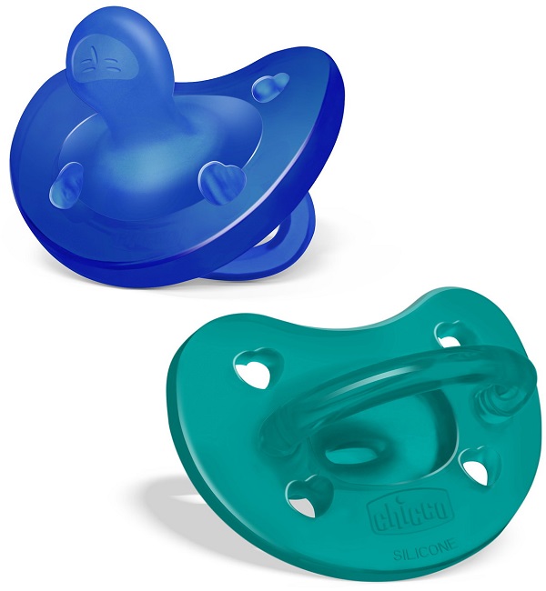 CHICCO GOMMOTTO SILICONE AZZURRO 6-16 MESI 2 PEZZI - farmacia187.it