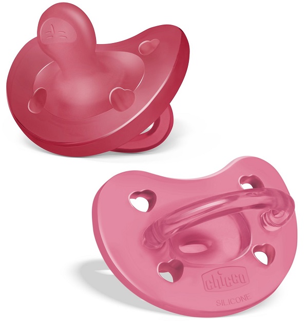 CHICCO GOMMOTTO SILICONE ROSA 16-36 MESI 2 PEZZI - farmacia187.it
