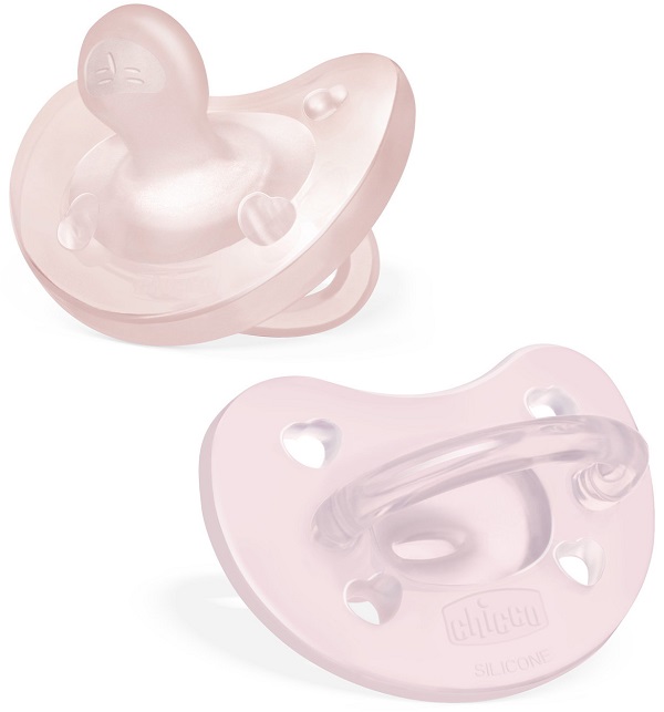 CHICCO GOMMOTTO SILICONE ROSA 2-6 MESI 2 PEZZI - farmacia187.it