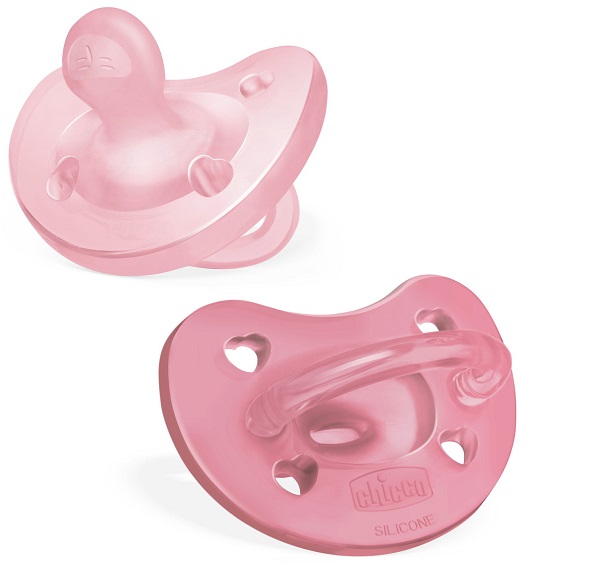 CHICCO GOMMOTTO SILICONE ROSA 6-16 MESI 2 PEZZI - farmacia187.it