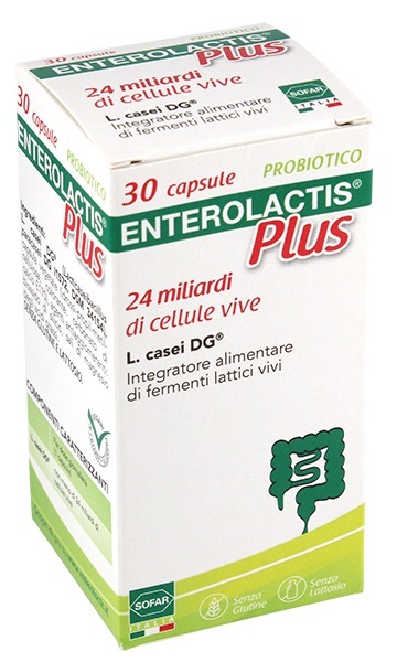 ENTEROLACTIS PLUS 30 CAPSULE - farmacia187.it