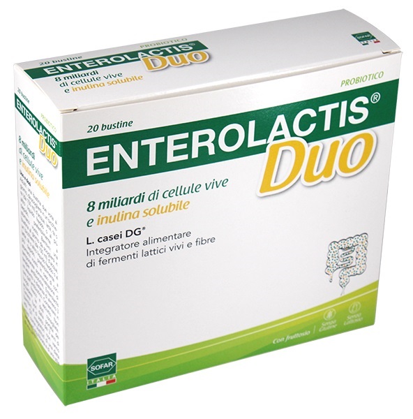 ENTEROLACTIS DUO POLVERE 20 BUSTINE - farmacia187.it
