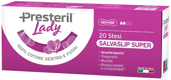 LADY PRESTERIL SALVASLIP SUPER STESI 20 PEZZI - farmacia187.it