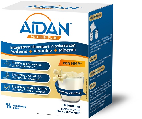AIDAN PROTEIN PLUS VANIGLIA 14 BUSTINE - farmacia187.it