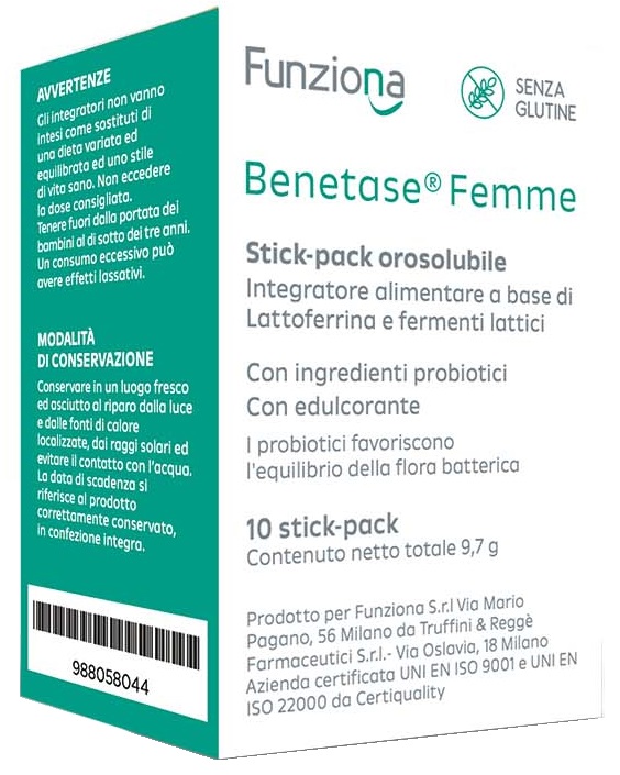 BENETASE FEMME 10 STICK PACK - farmacia187.it