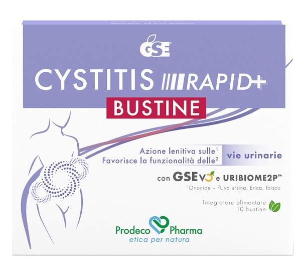 GSE CYSTITIS RAPID+ 10 BUSTINE - farmacia187.it