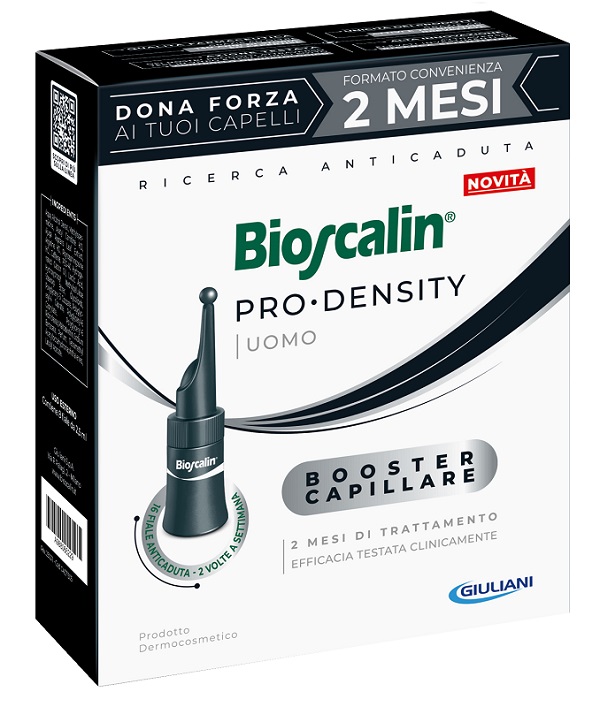 BIOSCALIN PRO DENSITY UOMO BOOSTER CAPILLARE 16 FIALE X 2,5ML - farmacia187.it