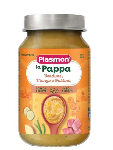 PLASMON LA PAPPA VERDURE MANZO E PASTINA 200 G - farmacia187.it