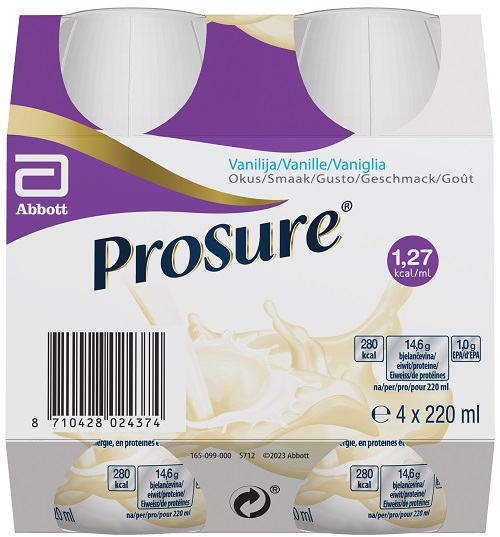 PROSURE VANILLA 4 BOTTIGLIE DA 220 ML - farmacia187.it