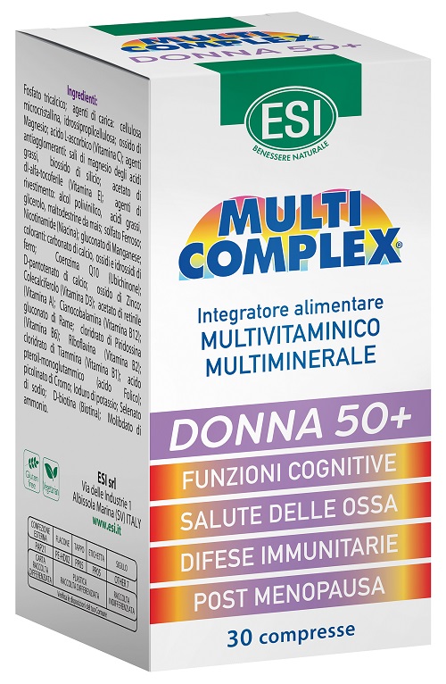 ESI MULTICOMPLEX DONNA 50+ 30 COMPRESSE - farmacia187.it