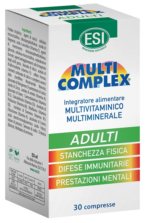 ESI MULTICOMPLEX ADULTI 30 COMPRESSE - farmacia187.it