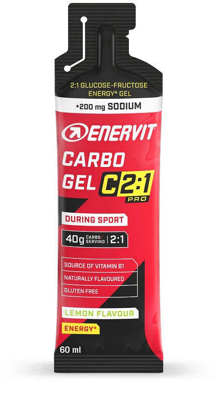 ENERVIT C2 1 PRO CARBO GEL LEMON CON SODIO 60 ML - farmacia187.it