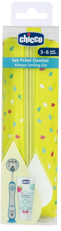 CHICCO SET DENTALE 3-6 YEARS AZZURRO - farmacia187.it