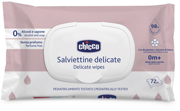 CHICCO SALVIETTE DELICATE 72 PEZZI PLAQUE - farmacia187.it