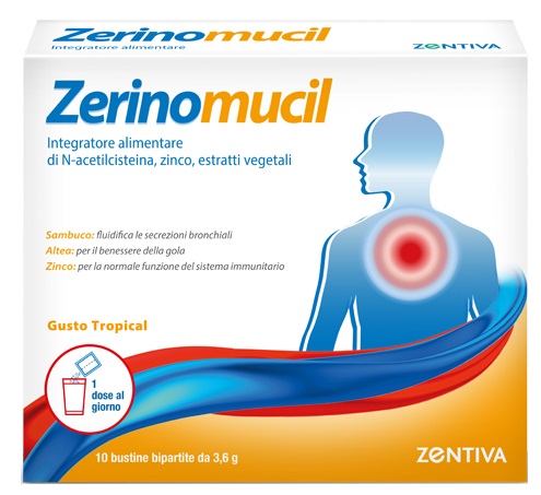 ZERINOMUCIL 10 BUSTINE 3,6 G - farmacia187.it