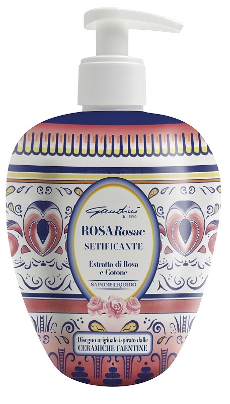 GANDINI SAPONE LIQUIDO FAENZA ROSA 500 ML - farmacia187.it