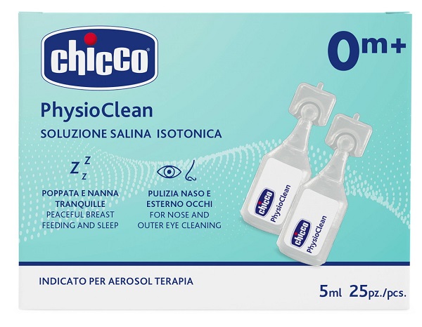 SOLUZIONE SALINA ISOTONICA PHYSIOCLEAN 25 PEZZI DA 5 ML - farmacia187.it
