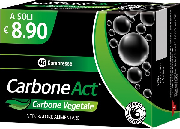 CARBONE ACT 45 COMPRESSE - farmacia187.it