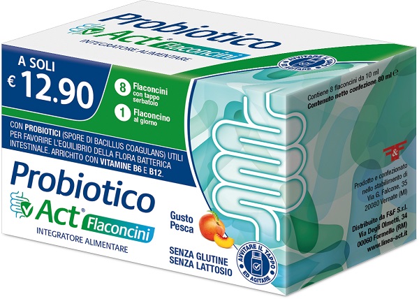 PROBIOTICO ACT 8 FLACONCINI - farmacia187.it