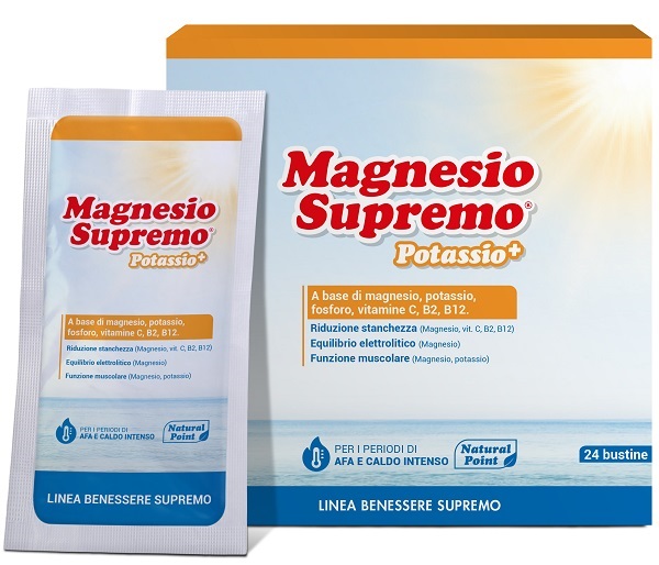 MAGNESIO SUPREMO POTASSIO+ 24 BUSTINE - farmacia187.it