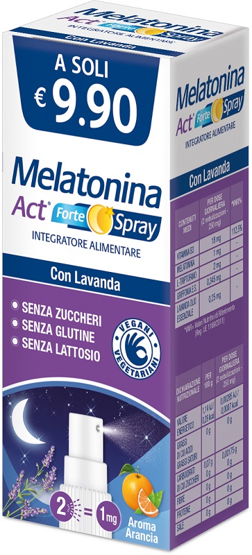 MELATONINA ACT FORTE SPRAY 15 ML - farmacia187.it