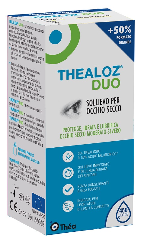SOLUZIONE OFTALMICA THEALOZ DUO 15 ML - farmacia187.it