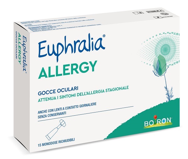 GOCCE OCULARI EUPHRALIA ALLERGY 15 MONODOSE - farmacia187.it