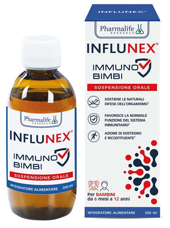 INFLUNEX IMMUNO BIMBI 200 ML - farmacia187.it