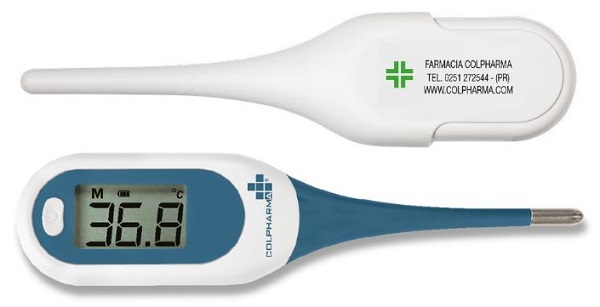 TERMOMETRO PERSONALIZZABILE BIG SCREEN CON AMPIO DISPLAY E SONDA FLESSIBILE - farmacia187.it