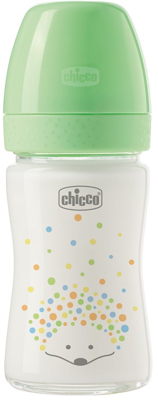 CHICCO BIBERON PERFECT GLASS UNISEX SILICONE DA 150 ML - farmacia187.it