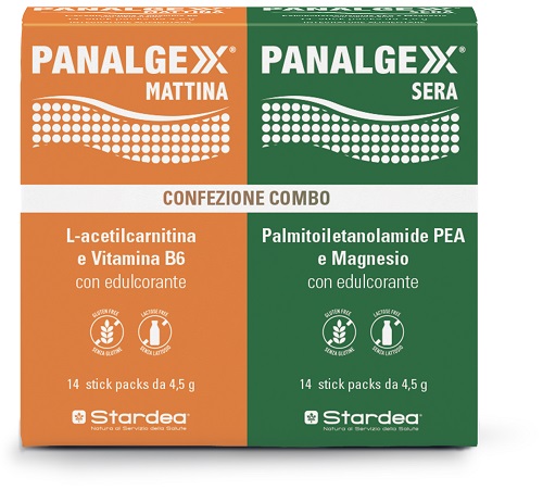 PANALGEXX MATTINA 14 STICKPACK + PANALGEXX SERA 14 STICKPACK CONFEZIONE COMBO - farmacia187.it